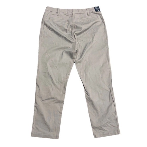 J. Crew Light Gray Cotton High-rise Girlfriend Chino Pant Women’s Size 10 - Picture 3 of 5